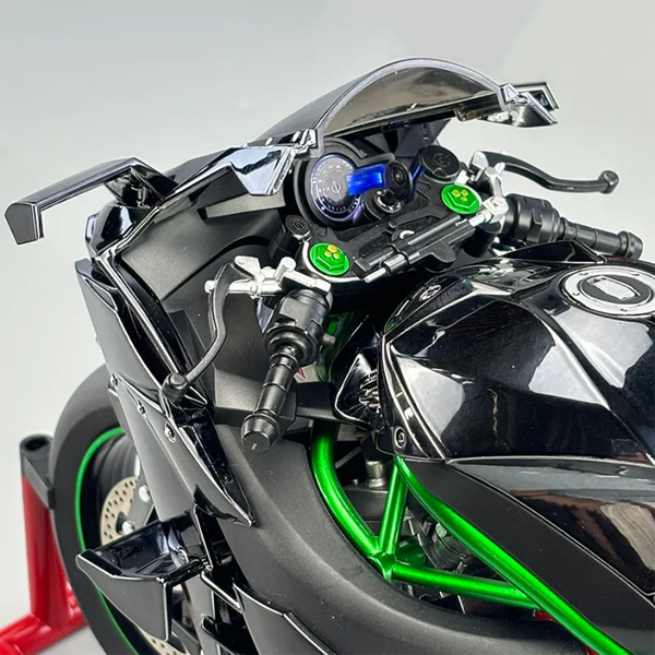 Kawasaki Ninja H2R 1:6 Smoke Diecast Alloy Model Bike