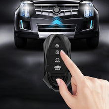 Load image into Gallery viewer, Hyundai Verna/i20 4 Button Keyless Push Button Key Premium Batman Metal Alloy Keycase with Holder &amp; Rope Chain