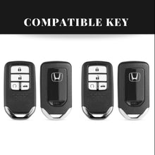 Load image into Gallery viewer, Honda 3/4 Button Key Armour Metal Alloy Keycase with Holder &amp; Rope Chain