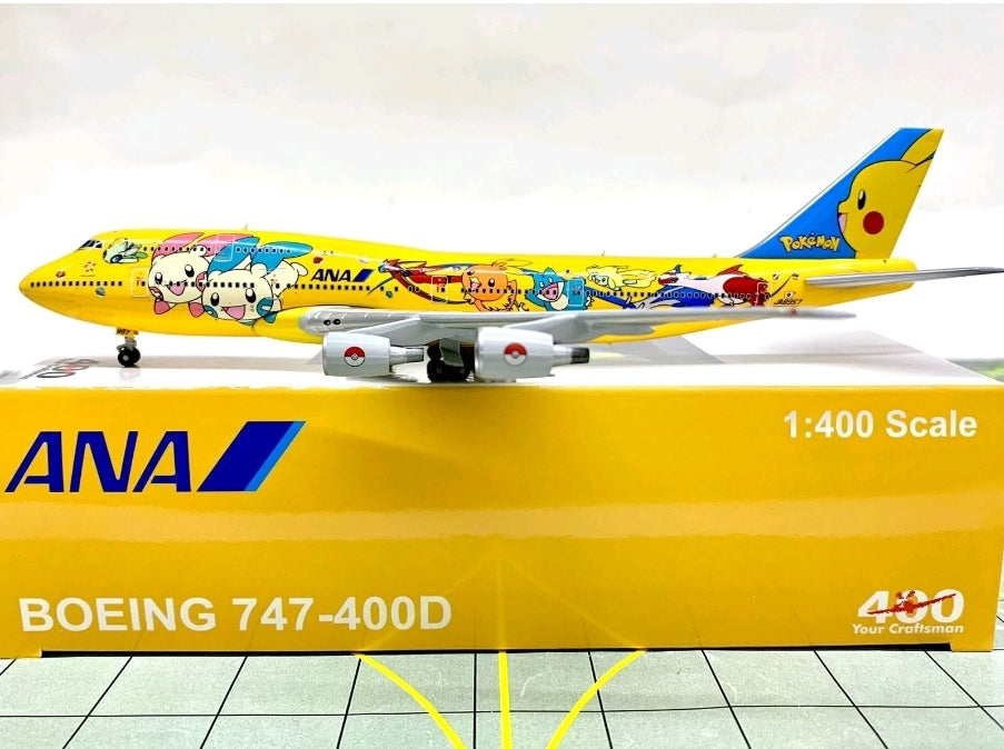 Pikachu B747 Aeroplane Diecast Model 16 CM