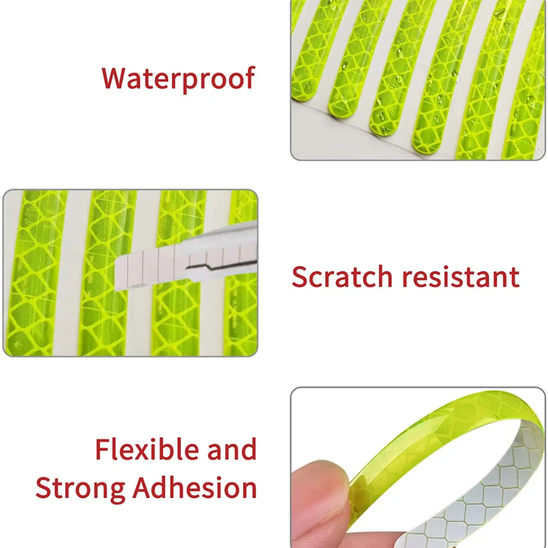 Tyre Rim Reflective Sticker