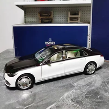 Load image into Gallery viewer, Mercedes Benz Maybach White-Ruby Mettalic 1:18 Licensed Norev Diecast Scale Model