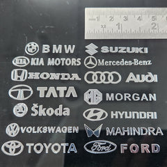 Logo Sticker Labels 10 Pcs Set