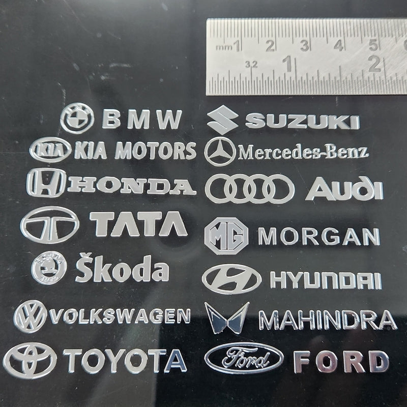 Logo Sticker Labels 10 Pcs Set