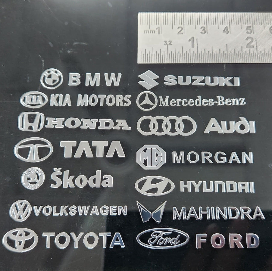 Logo Sticker Labels 10 Pcs Set