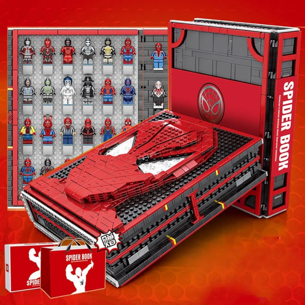 SpiderMan Book 1800+ Pieces 55 Action Figures Building Block Set