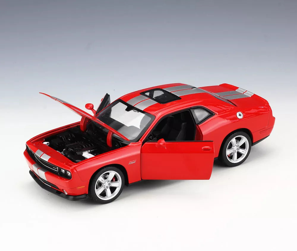 Dodge Challenger SRT Red 2012 Licensed Welly 1:24 Diecast Scale Model