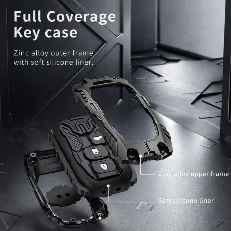 Suzuki 3 Button Key Transformer Exclusive Metal Alloy Keycase 2.0