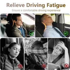 2 Pcs Set Car Memory Foam Neck Rest Pillow