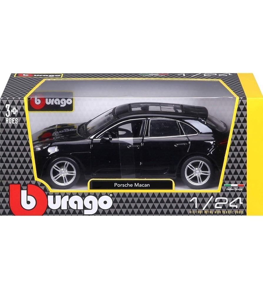 Porsche Macan Black Licensed Welly 1:24 Diecast Scale Model