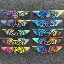 Load image into Gallery viewer, Wings Logo Laser Reflective Car Sticker