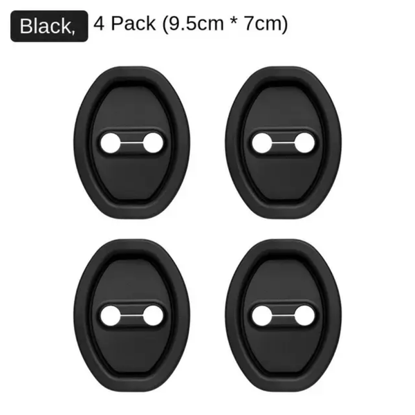 Car Door Lock Shock Absorber Protective Cover 4 Pcs Set