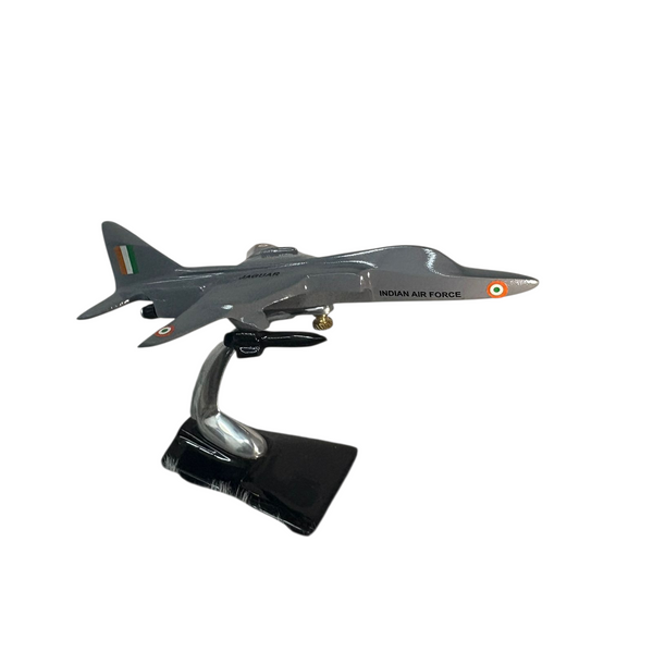 Jaguar Aircraft Aluminium Coated Diecast Model 8 Inches
