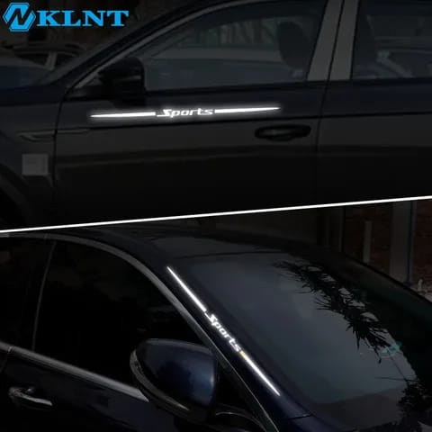 Star Of David Laser Reflective Car Sticker 2 Pcs