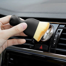 Load image into Gallery viewer, Car Interior Detailing, Cleaning Soft Brush, Curved Design Dust Collectors with Cover and Logo
