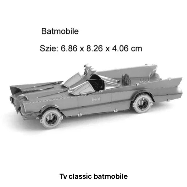Batmobile Cars Metal 3D Puzzle Kit
