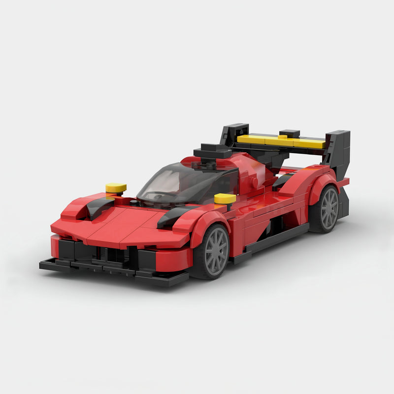 Ferrari 499P Le Mans Building Blocks Car