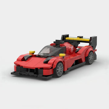 Ferrari 499P Le Mans Building Blocks Car