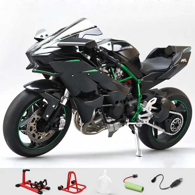 Kawasaki Ninja H2R Smoke Diecast Alloy Model Bike