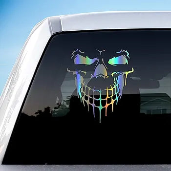 Skull Upgraded Reflective Sticker