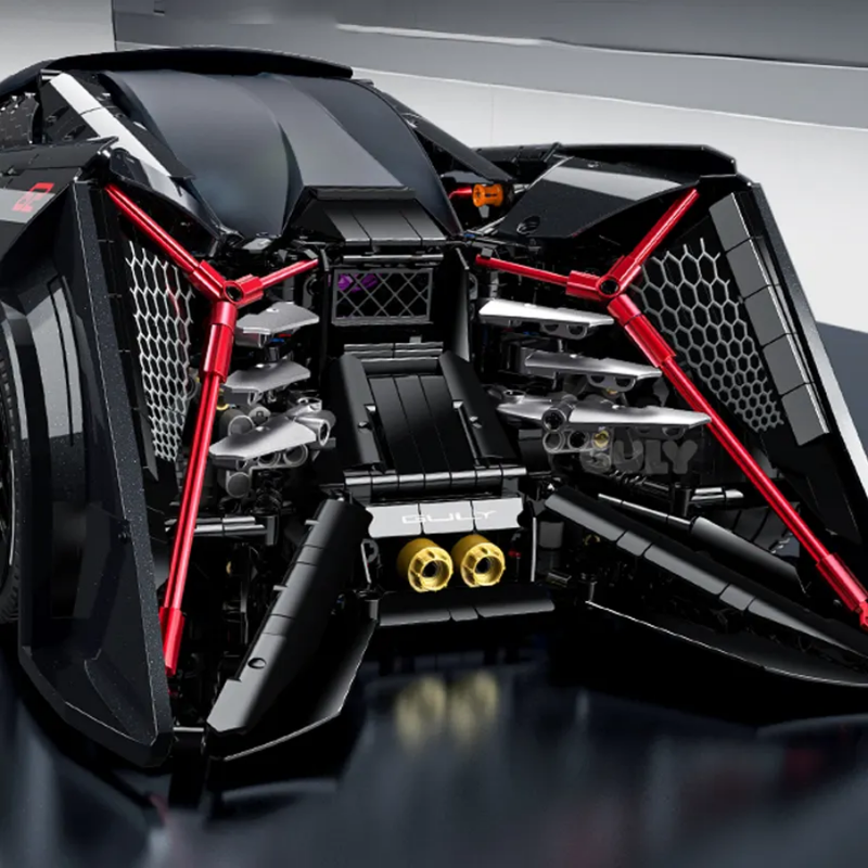 Lamborghini Concept Technique Version 2884Pcs, 1:8 Scale Building Blocks Car
