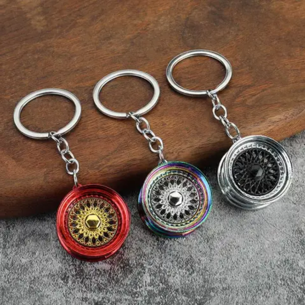 5 Pcs Set Metal Keychains Mix Designs