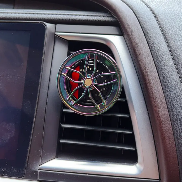 Car Air Vent Rotating Alloy Wheel