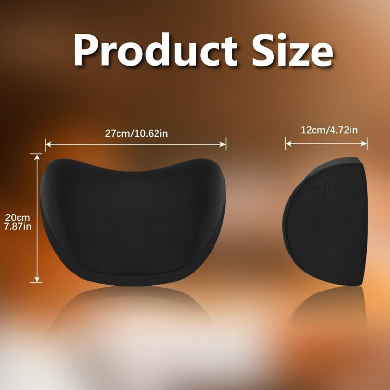 2 Pcs Set Car Memory Foam Neck Rest Pillow