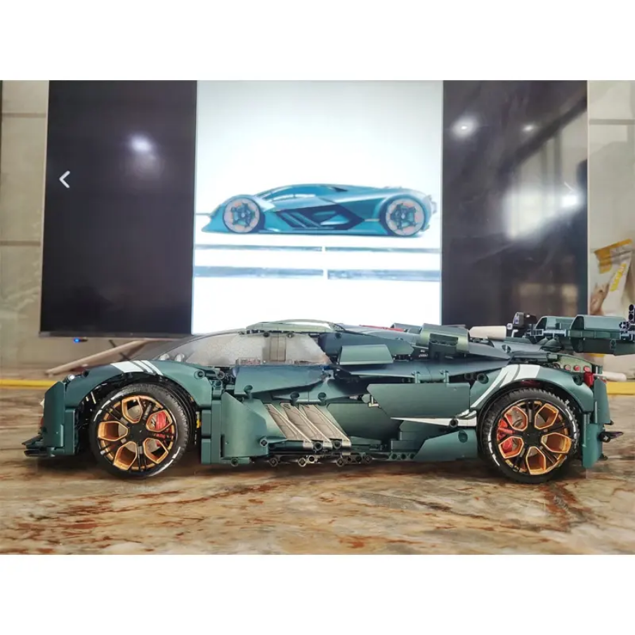 Lamborghini Terzo Millennio Technique Version 3195Pcs, 1:8 Scale Building Blocks Car