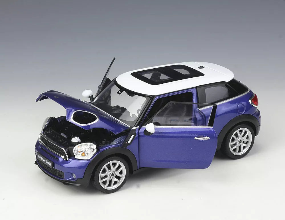 Mini Cooper S Paceman Blue Licensed Welly 1:24 Diecast Scale Model