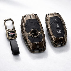 Hyundai 3 Button Key Creta/i20/Venue/Aura Transformer Exclusive Metal Alloy Keycase 2.0
