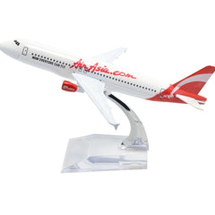 Air Asia White A320 Aeroplane Diecast Model 16 CM