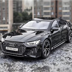 Black Audi RS7 Diecast Car with Remote - Kaarr