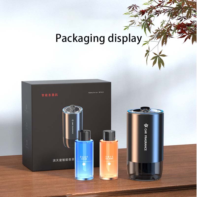 Car Smart Aromatherapy Machine Automatic Diffuser with Ambient and Star Lightings
