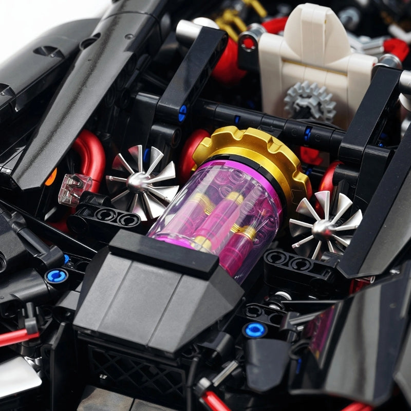 Lamborghini Concept Technique Version 2884Pcs, 1:8 Scale Building Blocks Car