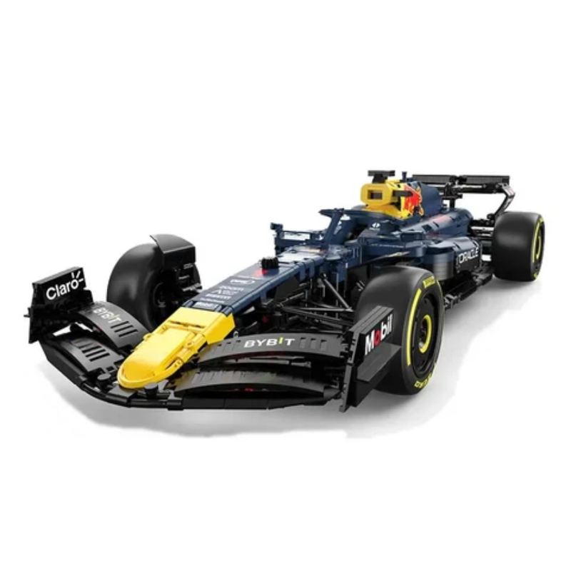 Oracle Red Bull Racing RB20 F1 Technique Version 1639Pcs, 1:8 Scale Building Blocks Car