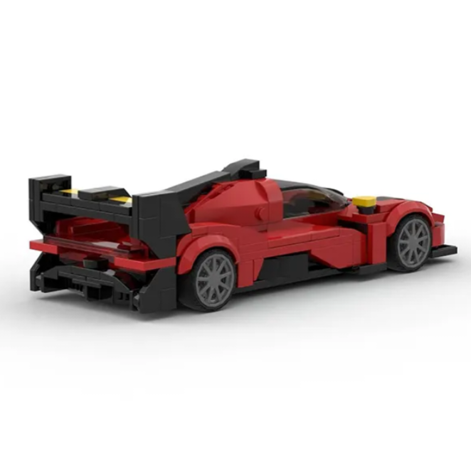 Ferrari 499P Le Mans Building Blocks Car