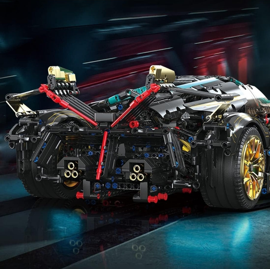 Lamborghini Concept V12 Version Building Blocks Car 922 Pcs, 1:14 Scale