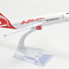 Air Asia White A320 Aeroplane Diecast Model 16 CM