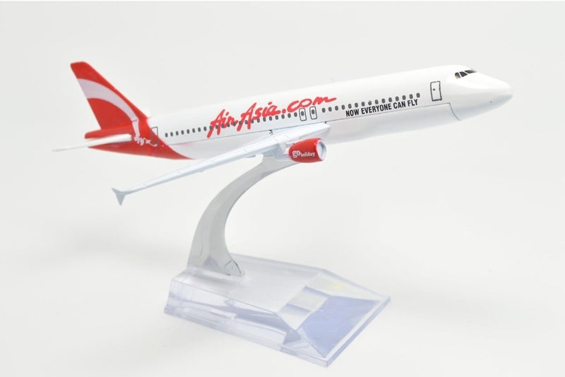 Air Asia White A320 Aeroplane Diecast Model 16 CM