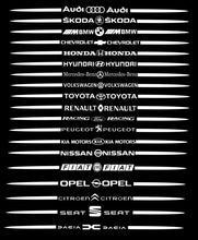 Load image into Gallery viewer, Brand Logo Laser Reflective Car Sticker Brand Logo 2 Pcs