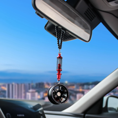 Alloy Wheel Shock Absorber Pendant Metal Hanging