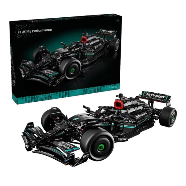 Mercedes AMG F1W14 Technique Version 1642 Pcs, 1:8 Scale Building Blocks Car