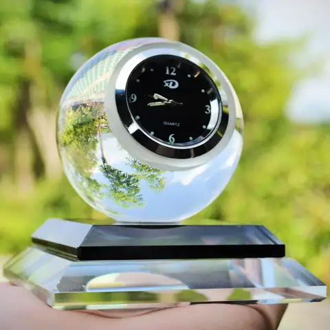 Crystal Ball Clock Car Perfume Heavy