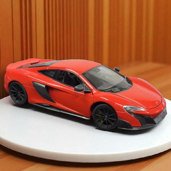 Mclaren 675LT Coupe Orange Welly 1:24 Diecast Scale Model