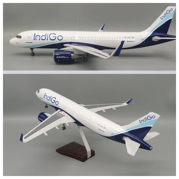 Indigo A320 Aeroplane 46cm 1/80 Scale