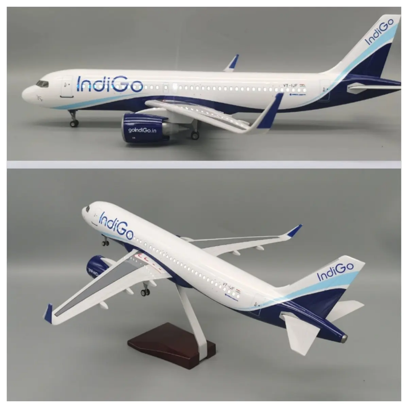 Indigo A320 Aeroplane 46cm 1/80 Scale