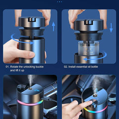 Car Smart Aromatherapy Machine Automatic Diffuser with Ambient Lightings