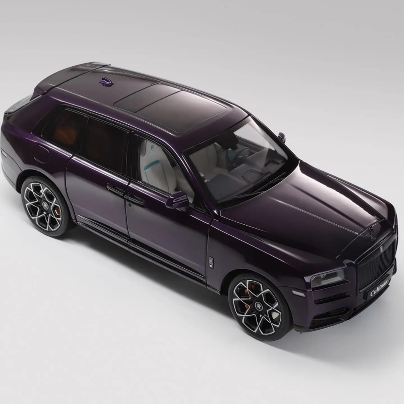 Rolls Royce Cullinan Purple 1:18 Dealer Edition Diecast Car Model