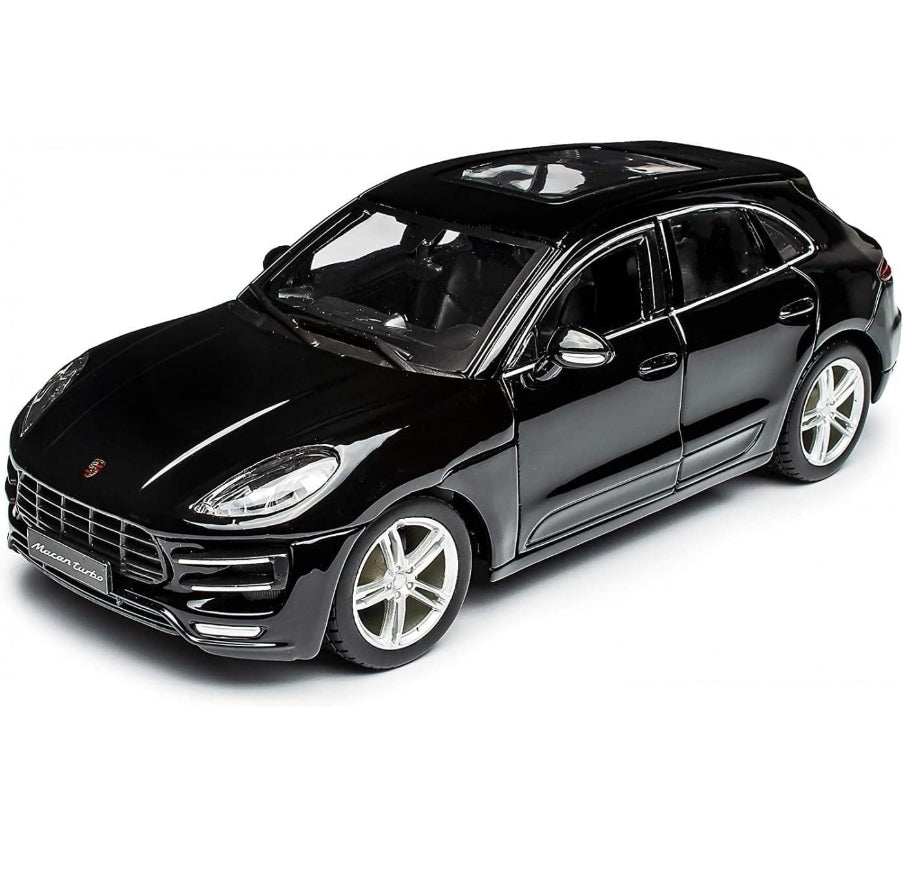 Porsche Macan Black Licensed Welly 1:24 Diecast Scale Model